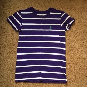 DONATED! 🌸 Purple & White Shirt